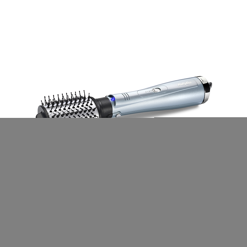 BaByliss Hydro-Fusion Hydro Fusion Smooth & Shape Heißluftbürste Warm Grau, Silber 1000 W 2,5 m