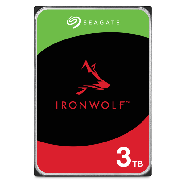 Seagate IronWolf ST3000VN006 Interne Festplatte 3 TB 5400 RPM 256 MB 3.5" Serial ATA III