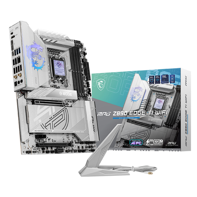 MSI MPG Z890 EDGE TI WIFI Motherboard Intel Z890 LGA 1851 (Socket V1) ATX