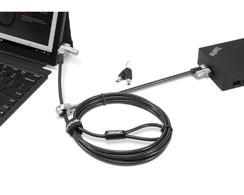 Lenovo 4XE1B81920 Kabelschloss Schwarz 1,8 m