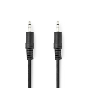 Nedis CAGL22000BK15 Audio-Kabel 1,5 m 3.5mm Schwarz