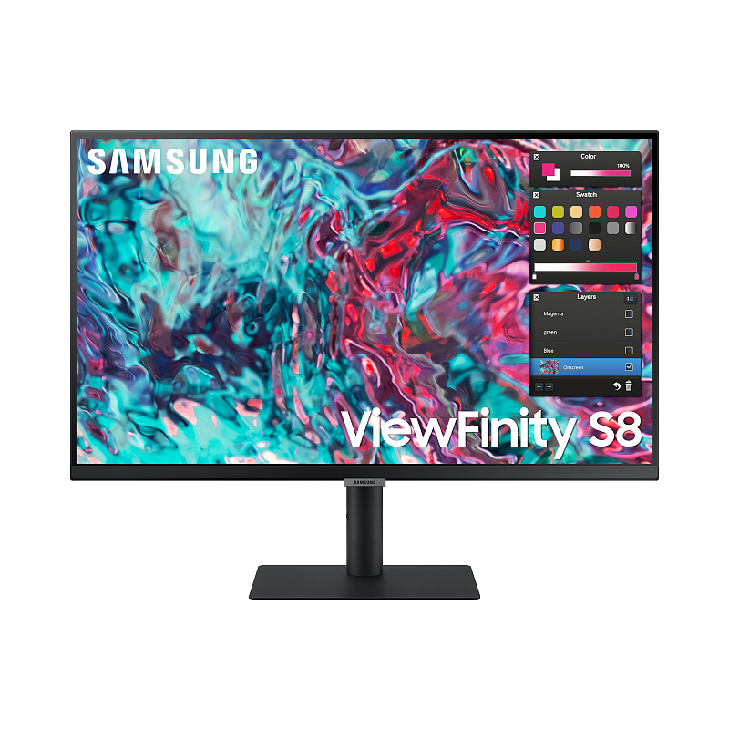 Samsung S80TB Computerbildschirm 68,6 cm (27") 3840 x 2160 Pixel 4K Ultra HD LED Schwarz