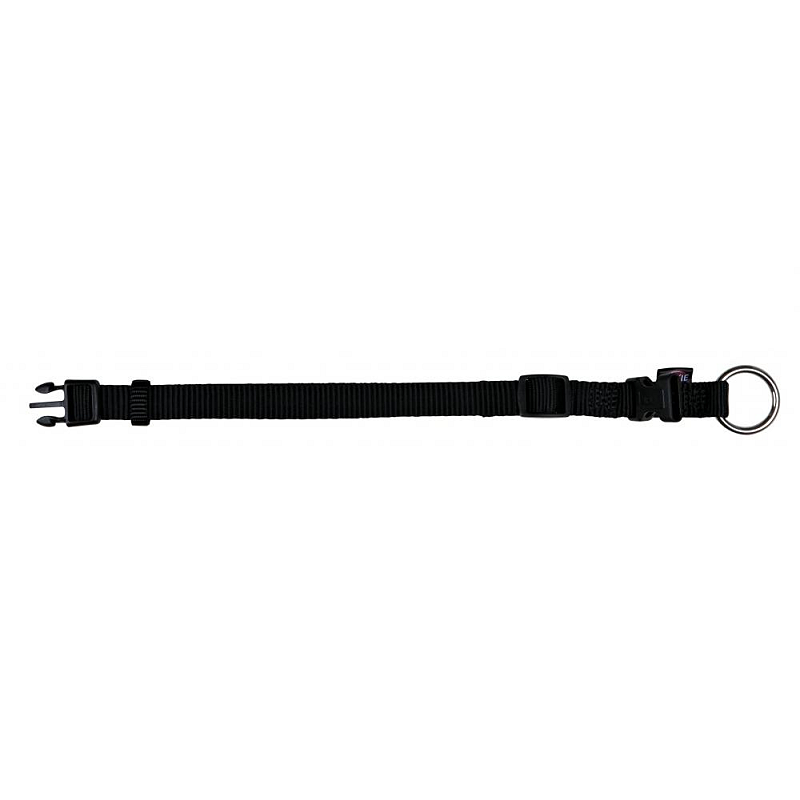 TRIXIE 20151 Hunde- /Katzenhalsband Schwarz Nylon S-M Hund Standardkragen