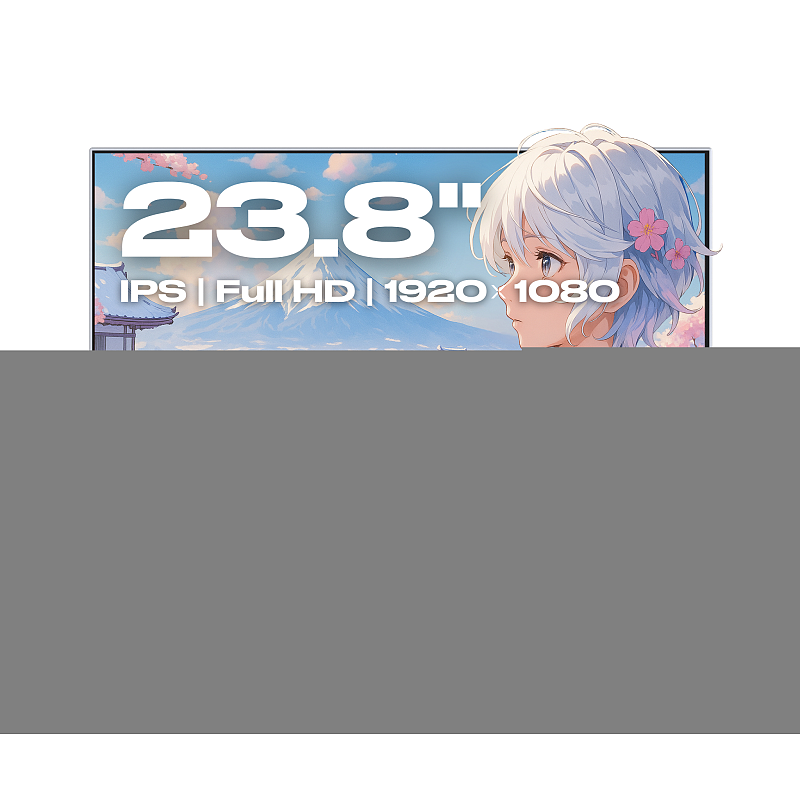 JAPANNEXT JN-I238FHD120F-HSP-W Computerbildschirm 60,5 cm (23.8") 1920 x 1080 Pixel Full HD LCD Weiß