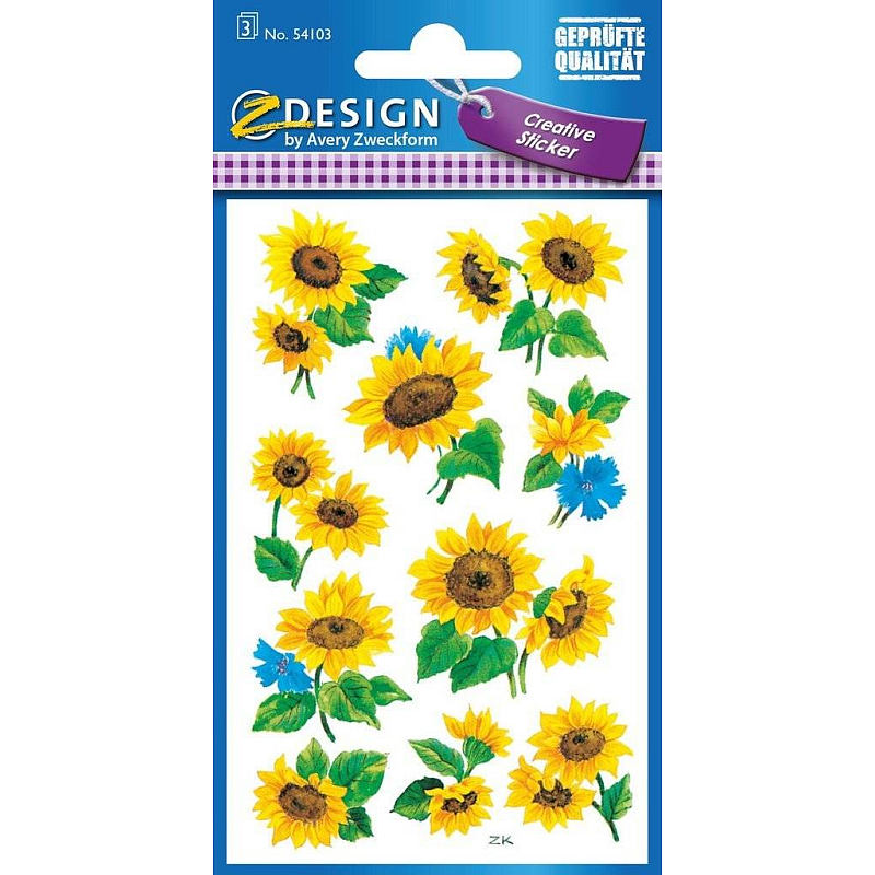 Avery 54103 Dekorativer Aufkleber Papier Mehrfarbig Permanent 30 Stück(e)