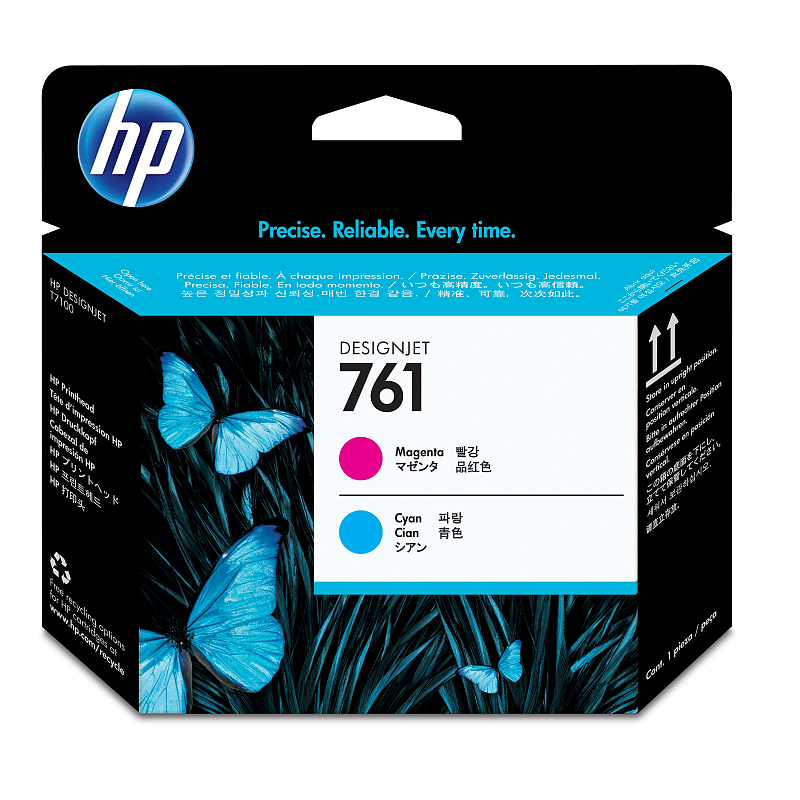 HP 761 Magenta/Cyan Designjet Druckkopf