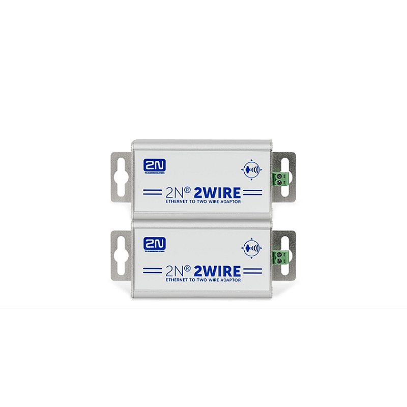2N 2WIRE-SET OF 2 ADAPTORS Signalumsetzer Aluminium, Metallisch