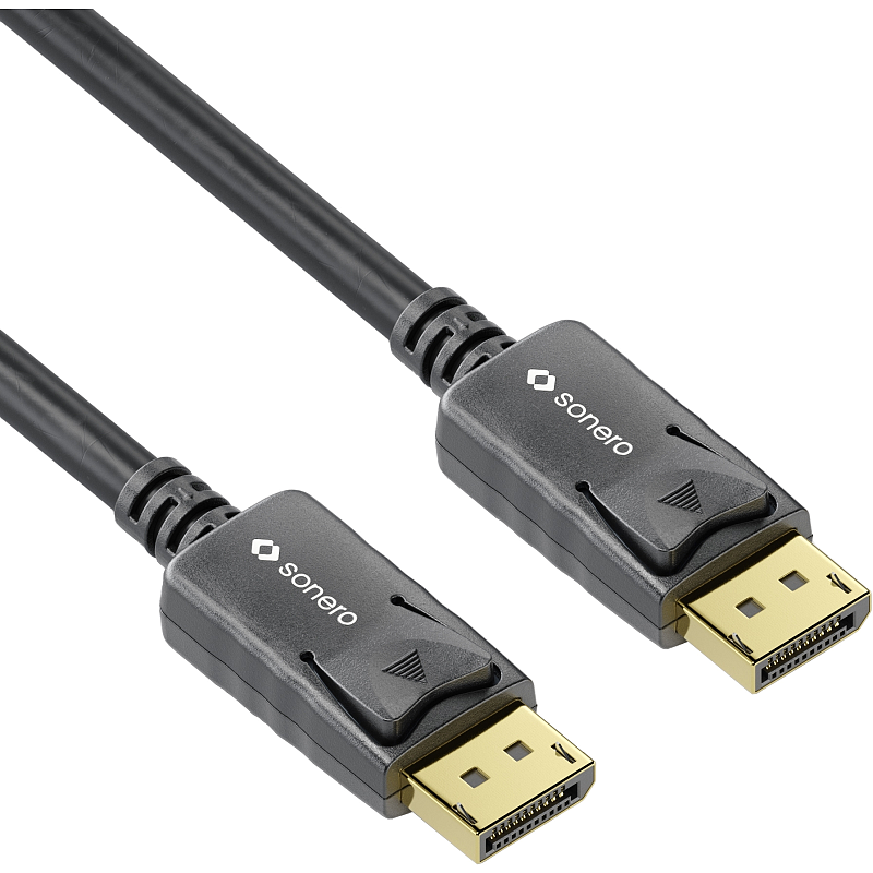 sonero 8K Displayport Kabel 1.4v 1,5 m Schwarz