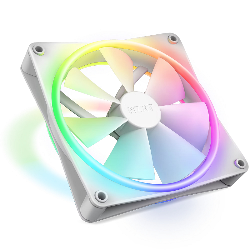 NZXT F140 RGB DUO Ventilator 14 cm Weiß 1 Stück(e)
