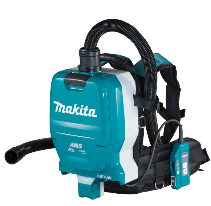 Makita DVC265ZXU Staubsauger 2 l Backpack vacuum Trocken 85 W Staubbeutel