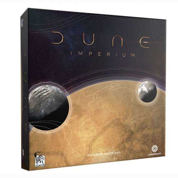 Asmodee Dune: Imperium As one of the Great Houses of the Landsraad, raise your banner and marshal your forces and spies in this deck-building twist on the worker-placement genre, set in Frank Herbert's seminal sci-fi world! Brettspiel