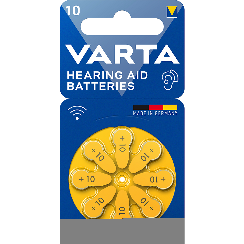 Varta 4043752393729 Haushaltsbatterie Einwegbatterie 10 Zink-Luft