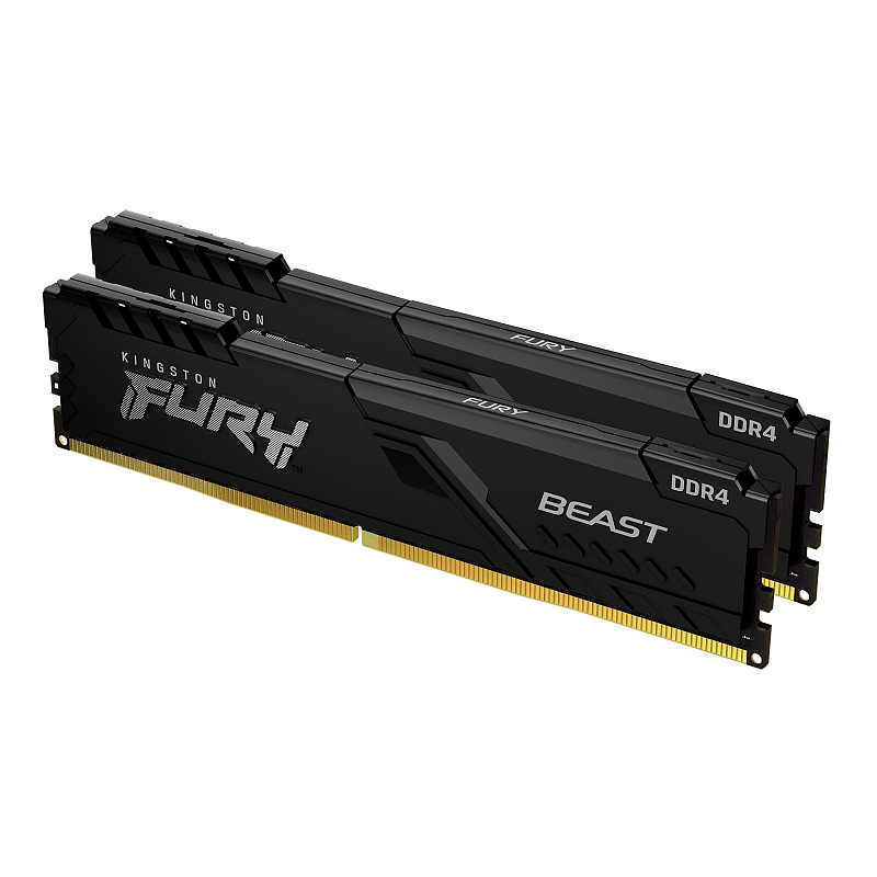Kingston Technology FURY Beast 32GB 3600MT/s DDR4 CL18 DIMM (2er-Kit) Black