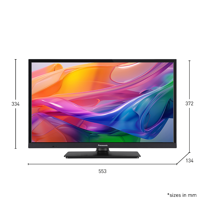 Panasonic TV-24S50AEZ Fernseher 61 cm (24") HD Smart-TV Schwarz