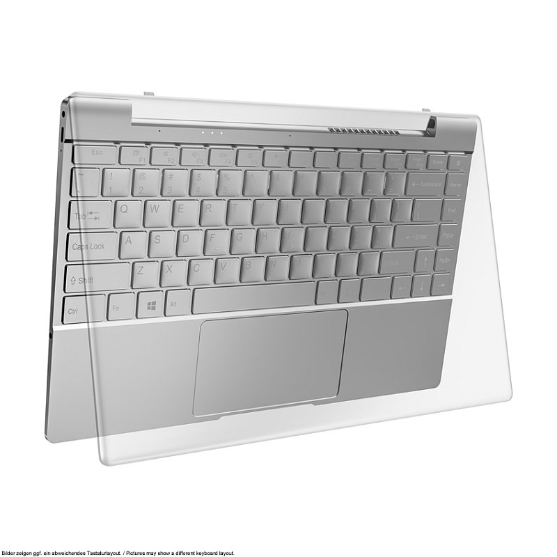 LC-Power LC-NB-14-N5095-12GB Intel® Celeron® N Laptop 35,8 cm (14.1") Full HD LPDDR4x-SDRAM 256 GB SSD Wi-Fi 5 (802.11ac) Windows 10 Pro Deutsch Silber