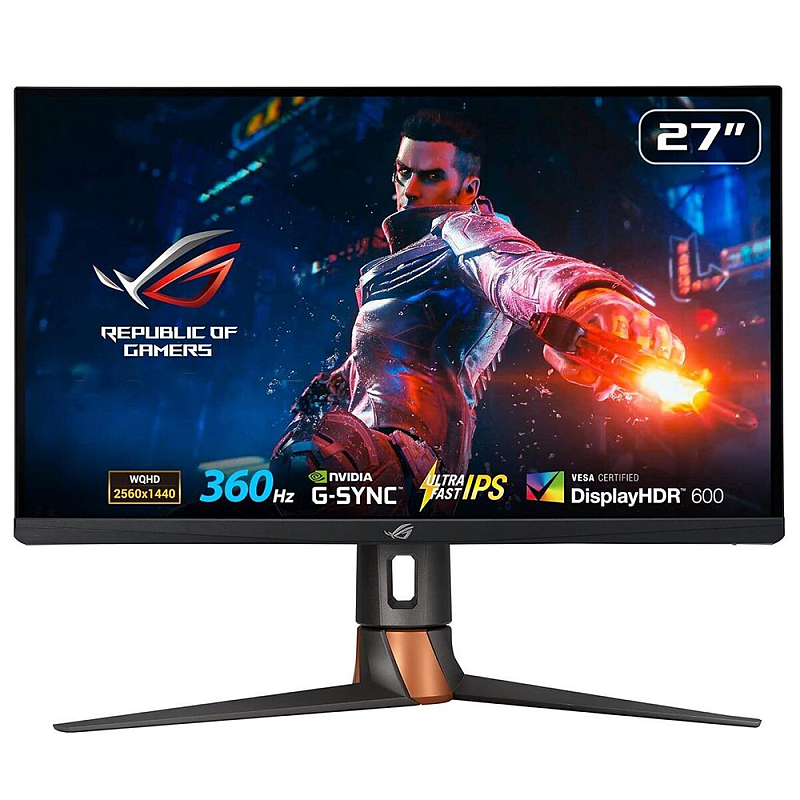 ASUS ROG Swift PG27AQN Computerbildschirm 68,6 cm (27") 2560 x 1440 Pixel Wide Quad HD Grau