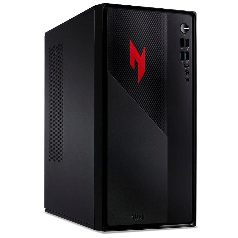 Acer NITRO 20 (N20-100) Intel® Core™ i5 i5-13420H 16 GB DDR4-SDRAM 1 TB SSD NVIDIA GeForce RTX 5060 Windows 11 Home Desktop PC Schwarz, Rot