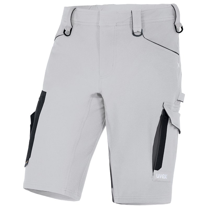 Uvex 8878707 Arbeitskleidung Shorts Schwarz, Weiß