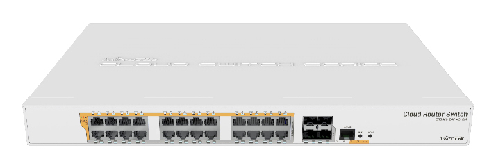Mikrotik CRS328-24P-4S+RM Netzwerk-Switch Managed L2/L3 Gigabit Ethernet (10/100/1000) Power over Ethernet (PoE) 1U Weiß