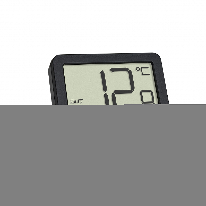 TFA-Dostmann 30.1066.01 Umgebungsthermometer Elektronisches Umgebungsthermometer Drinnen/Draußen Schwarz