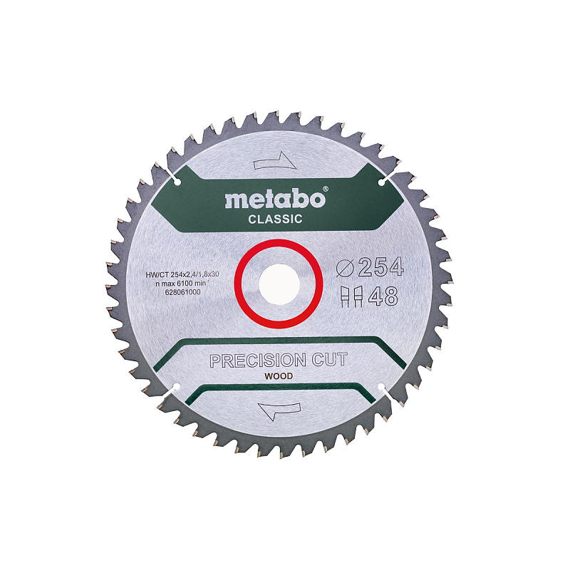Metabo 628061000 Kreissägeblatt 25,4 cm