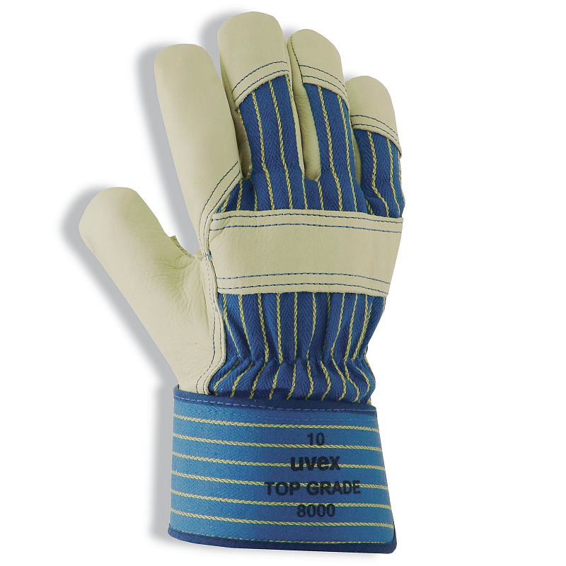 Uvex top grade 8000 Blau, Grau Leder 1 Stück(e)