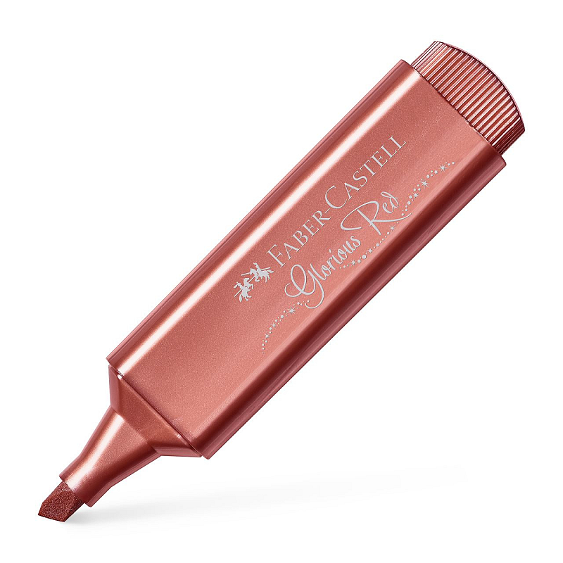 Faber-Castell Textliner 46 Marker 1 Stück(e) Metallic rot