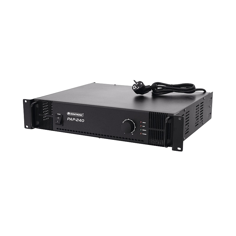 Omnitronic 80709808 Audioverstärker Leistung/Phase Schwarz