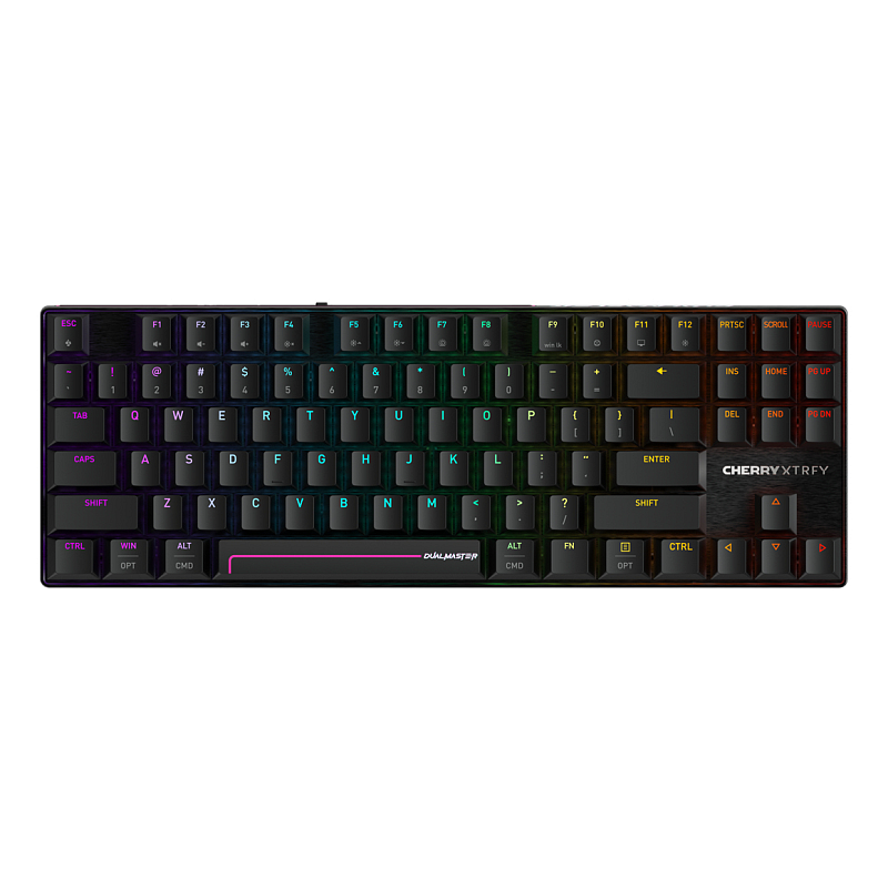 CHERRY MX 8.2 Pro TMR Wireless Tastatur Gaming USB + RF Wireless + Bluetooth QWERTY US International Schwarz