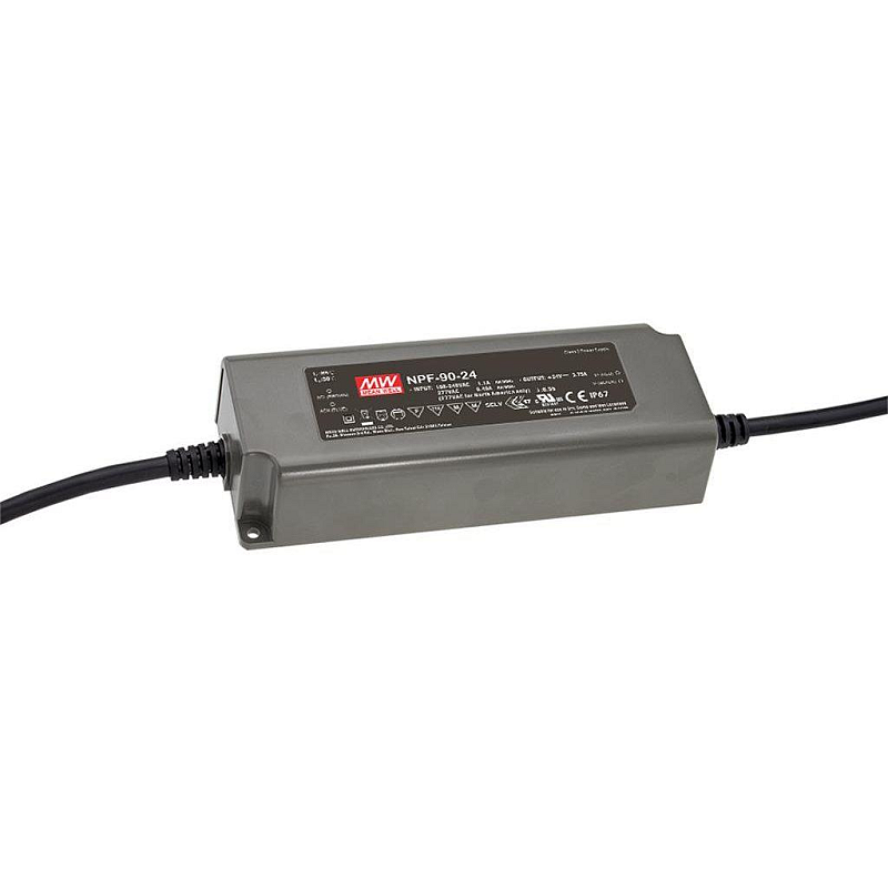MEAN WELL NPF-90-12 Netzteil & Spannungsumwandler Drinnen 90 W Schwarz