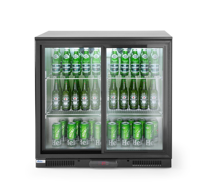 Hendi 233917 Industrieller Kühl/Gefrierschrank Kühlschrank für hinter der Bar 197 l Freistehend