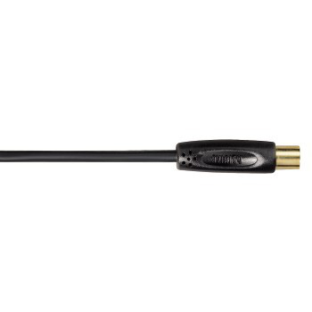 Avinity Antenne Kabel Koaxialkabel Antennenkabel 1,5 m coax plug coax socket Schwarz