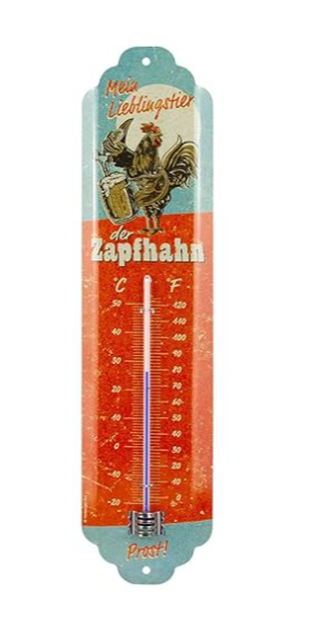 Nostalgic Art 45105008 Umgebungsthermometer Flüssigkeitsumgebungs-Thermometer Drinnen Mehrfarbig
