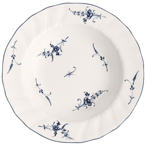 Villeroy & Boch 1023412700 Teller Suppenteller Rund Porzellan Blau, Weiß 1 Stück(e)