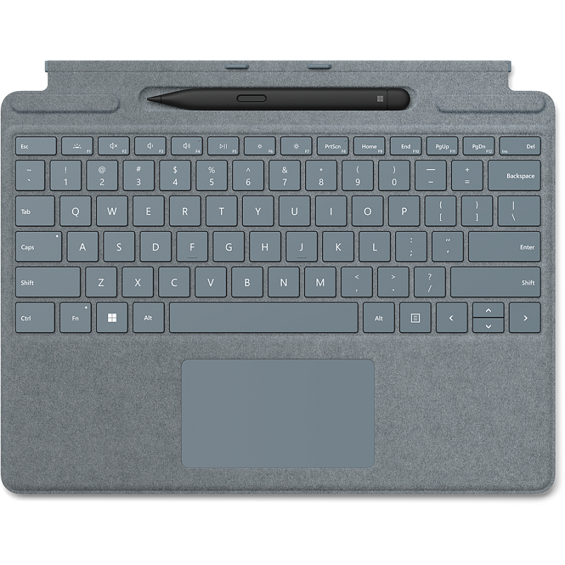 Microsoft Signature with Slim Pen 2 QWERTZ Deutsch Microsoft Cover port Blau