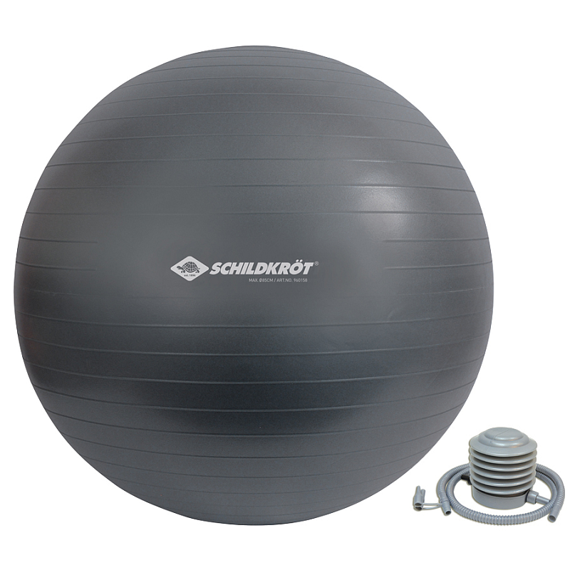 Schildkröt Fitness 960158 Gymnastikball 85 cm Grau Volle Größe