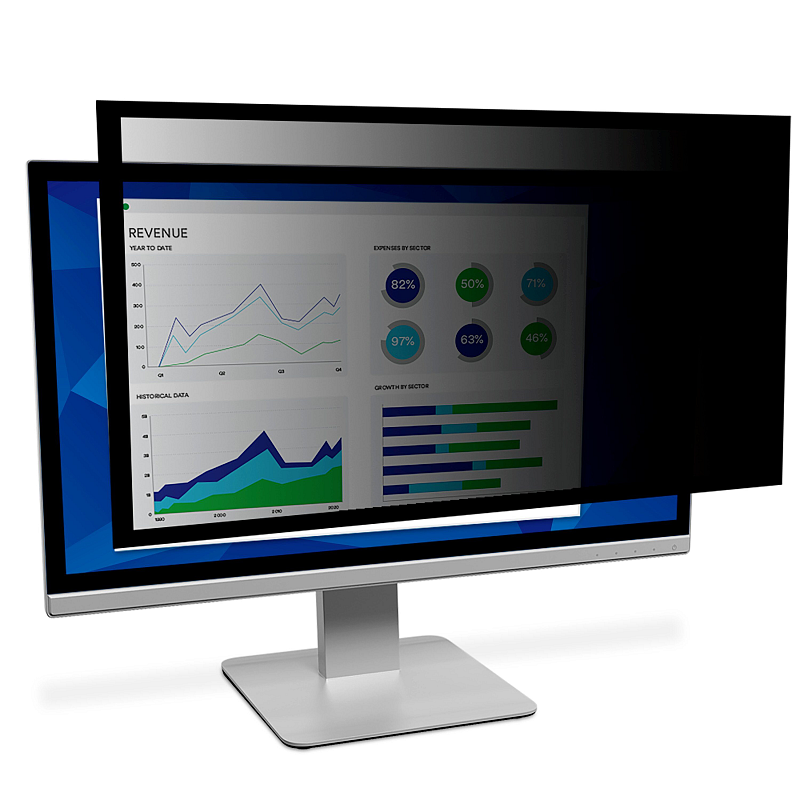 3M Blickschutzfilter mit Rahmen für 18,5" Breitbild-Monitor