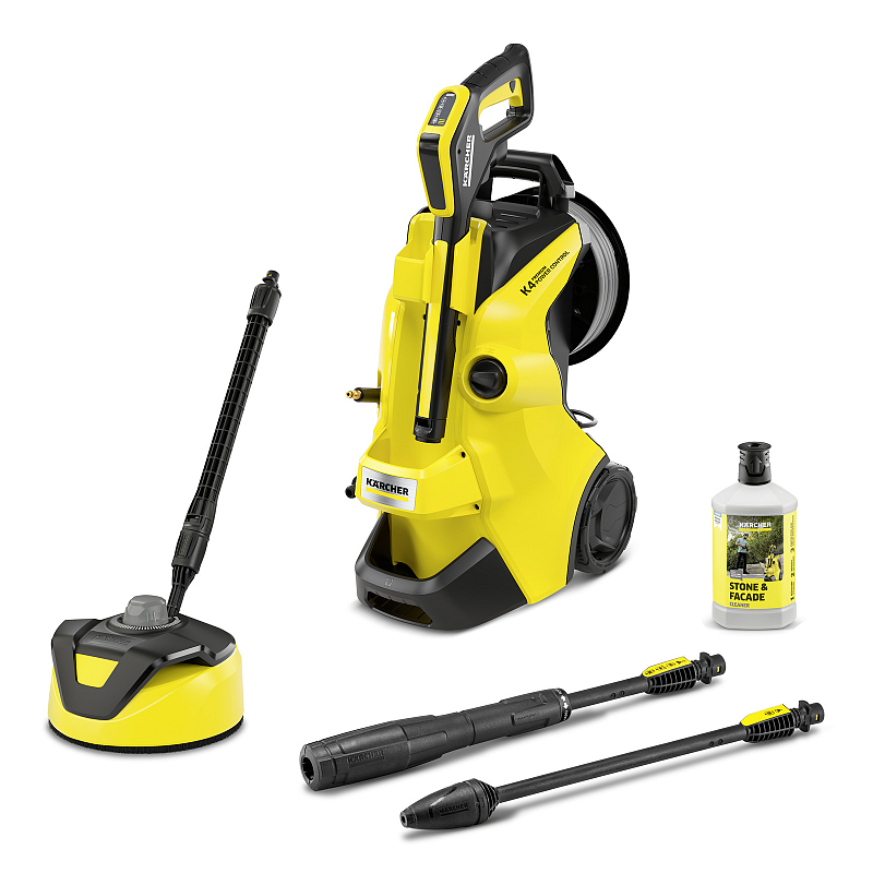 Kärcher K 4 Premium Power Control Flex Home Hochdruckreiniger Senkrecht Elektro 420 l/h 1800 W Schwarz, Gelb