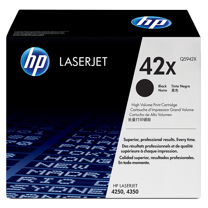 HP 42X High Yield Black Original LaserJet Toner Cartridge Tonerkartusche 1 Stück(e) Schwarz