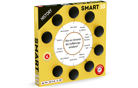 Piatnik Smart 10 History 20 min Brettspiel-Erweiterung Familie