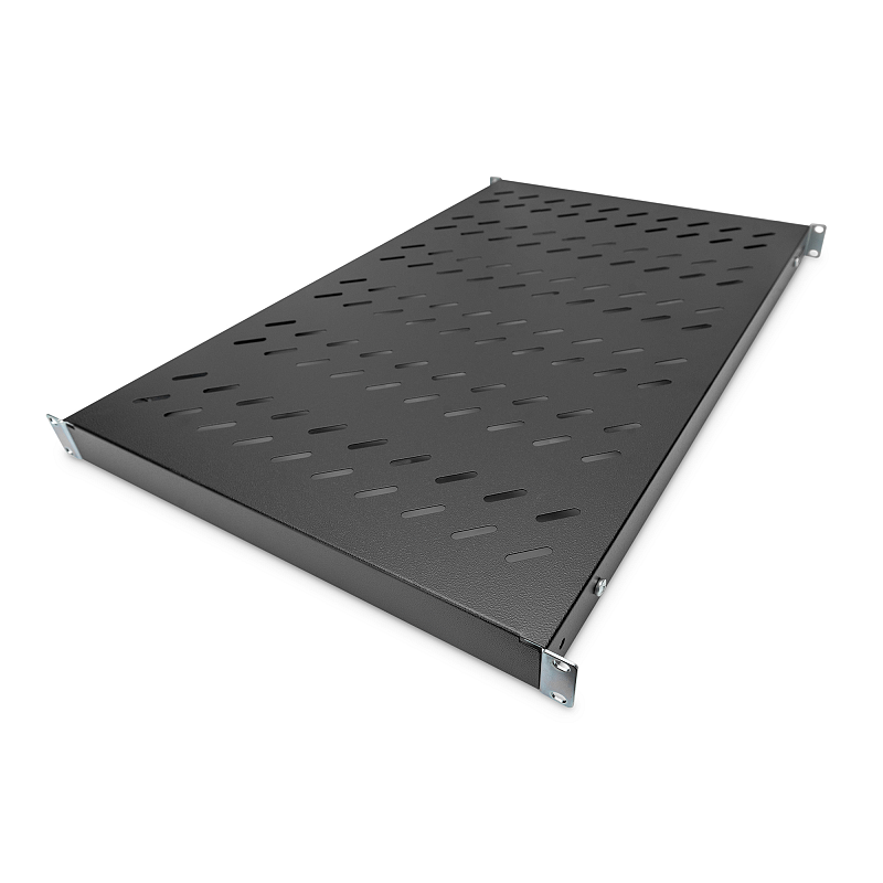 Digitus Fachboden mit variablen Befestigungsschienen zum Festeinbau in 483 mm (19")-Schränke