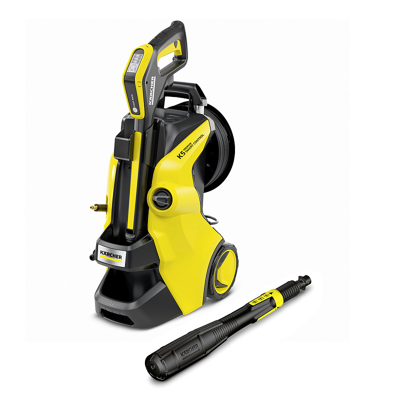 Kärcher K 5 PREMIUM SMART CONTROL Hochdruckreiniger Senkrecht Elektro 500 l/h Schwarz, Gelb