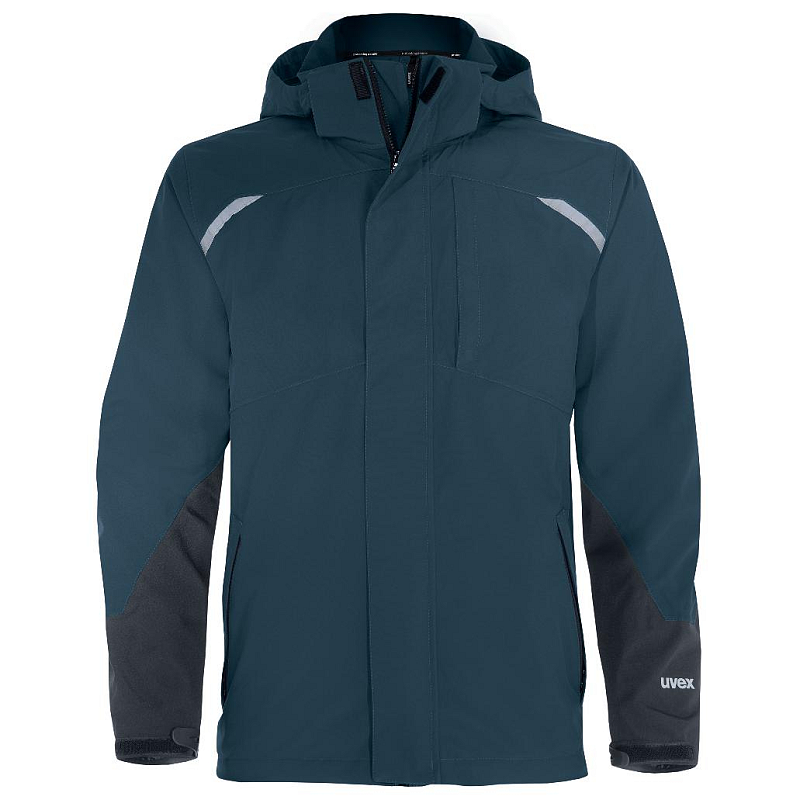 Uvex 8874210 Arbeitskleidung Jacke Schwarz, Blau