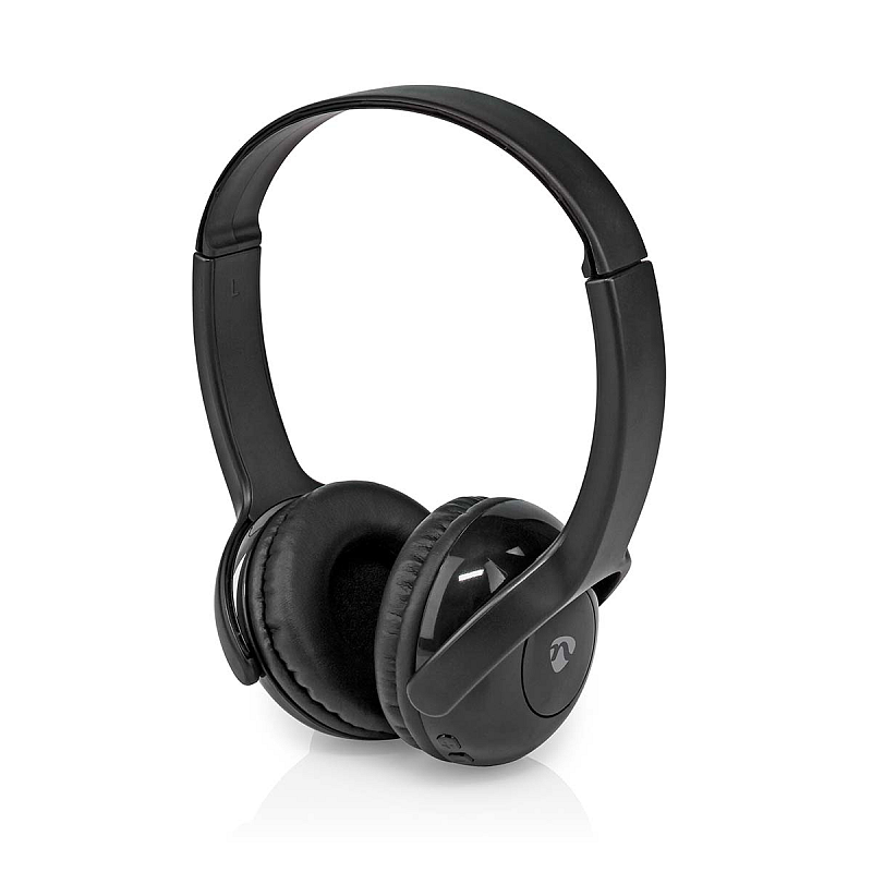 Nedis HPBT4000BK Kopfhörer & Headset Verkabelt & Kabellos Kopfband Musik/Alltag USB Typ-C Bluetooth Schwarz