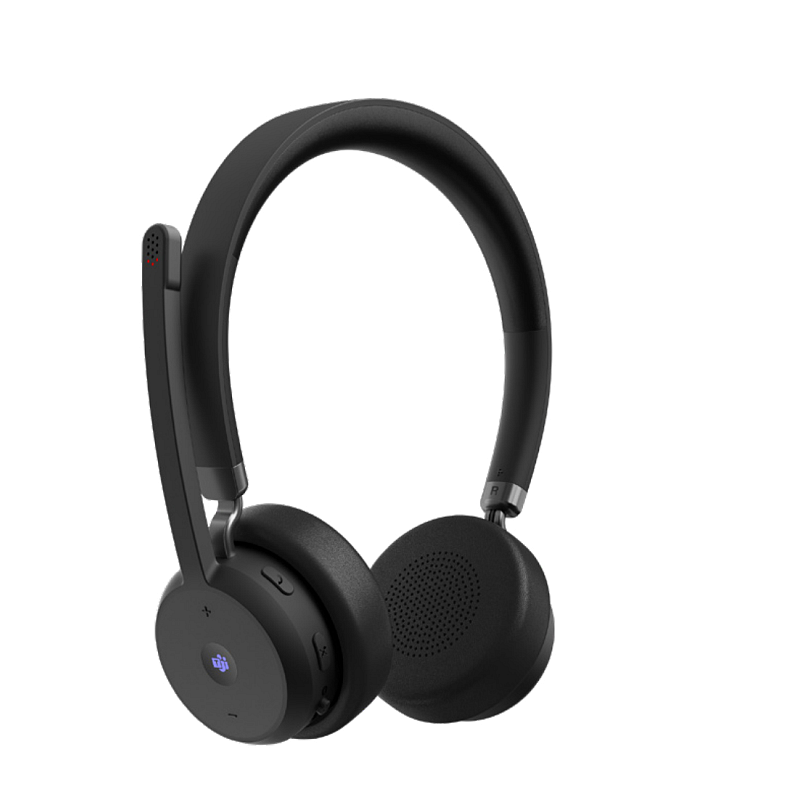 Lenovo Wireless VoIP Headset Kopfhörer Kabellos Kopfband Büro/Callcenter Bluetooth Schwarz