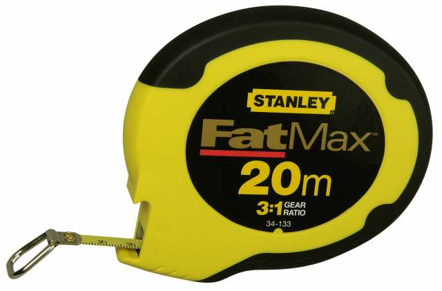Stanley 0-34-133 Maßband 20 m Schwarz, Gelb