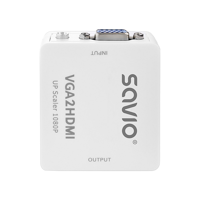 Savio CL-110 Konwerter/Adapter VGA-> HDMIFull HD/1080p 60Hz Schnittstellenkarte/Adapter HDMI