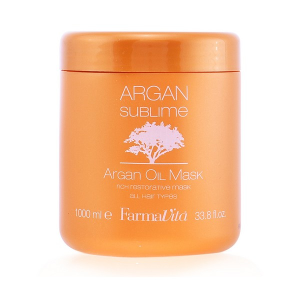 FarmaVita Argan Sublime Oil Mask Haarmaske 1000 ml Frauen