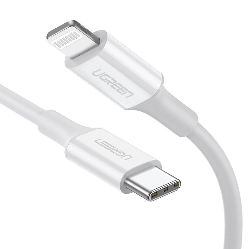 Ugreen 10493 Lightning-Kabel 1 m Weiß