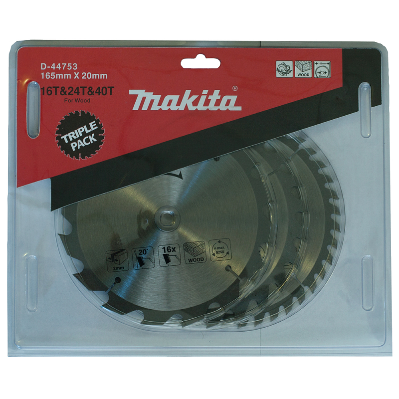 Makita D-44753 Kreissägeblatt 3 Stück(e)
